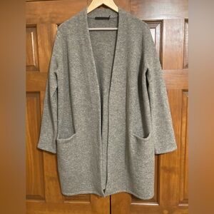 Jenni Kayne merino wool yak beige Open front oversized Cardigan women’s small